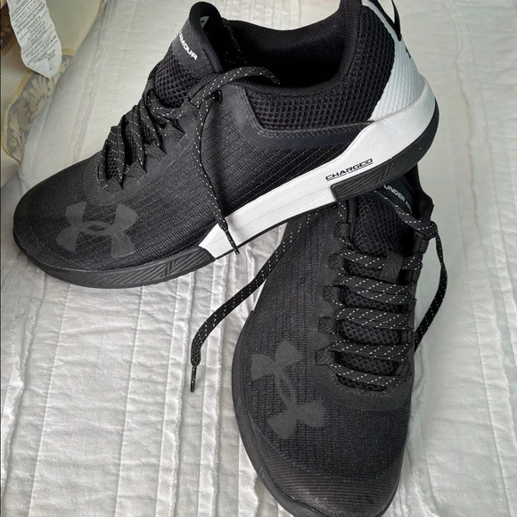 Under Armour Men's Black Athletic Sneakers - Picture 2 of 3